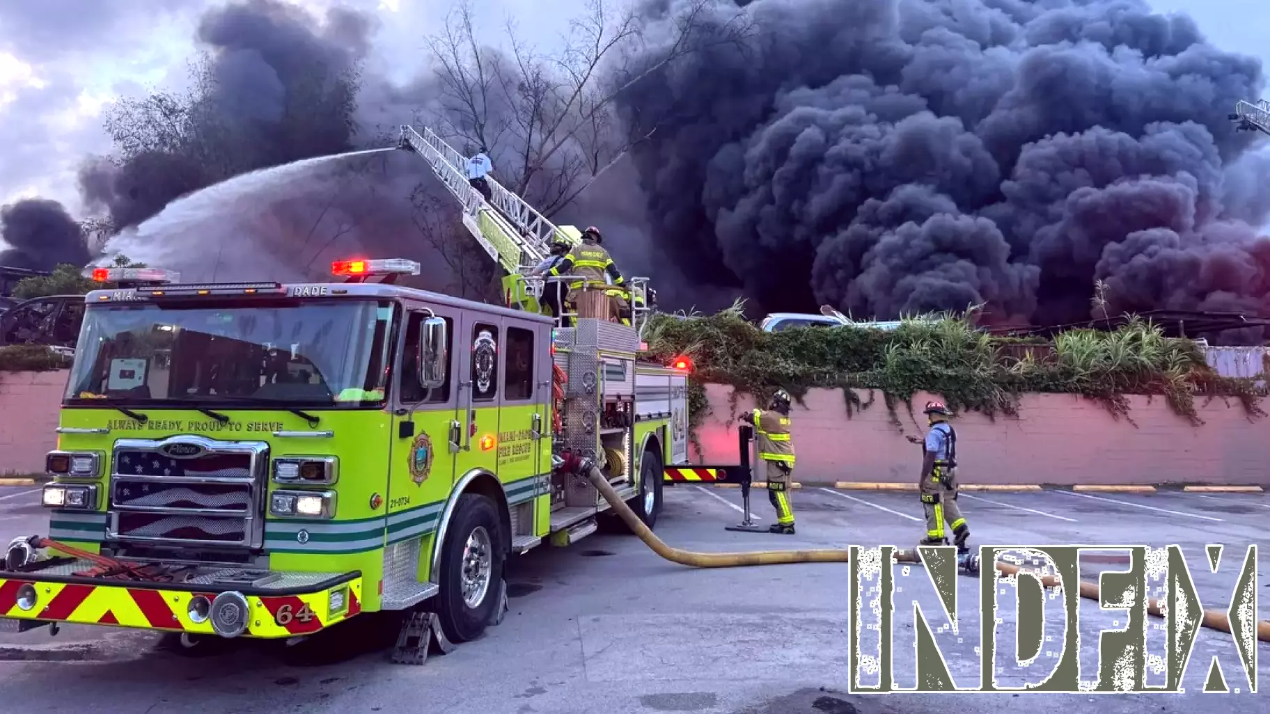 Massive fire rips through South Florida junkyard, spreads to businesses
