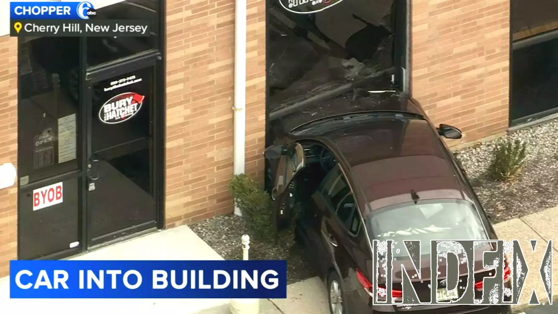 Vehicle Crashes into Axe-Throwing Venue in Cherry Hill