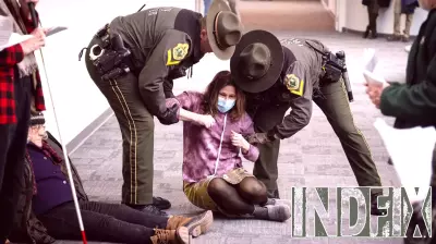 11 arrested during ICE protest at Williston business park