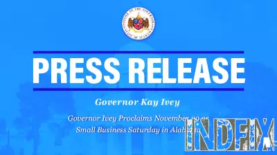 Alabama Declares November 29 as Small Business Saturday