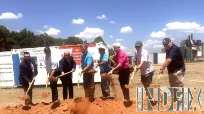 Developers break ground on Morganton's new small business park
