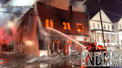 Early Morning Blaze Destroys Dry Cleaning Business on Oak Street
