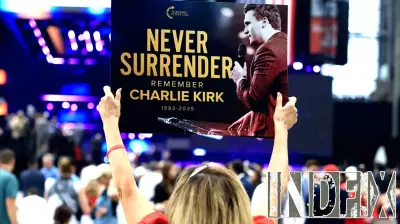 Large Turnout at Memorial Service for Charlie Kirk
